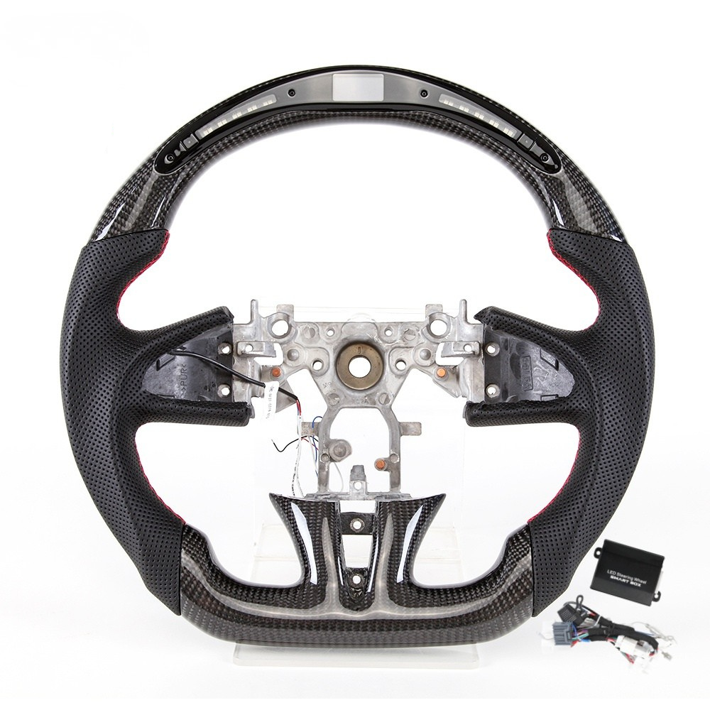 LED Carbon Fiber Steering Wheel for Infiniti Q50 / Q50L / QX50 2013-2016