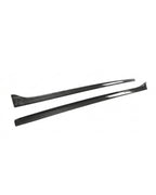 Audi A5 / S5 Coupe 2-Door Carbon Fiber Side Skirt Extensions 2008 - 2016