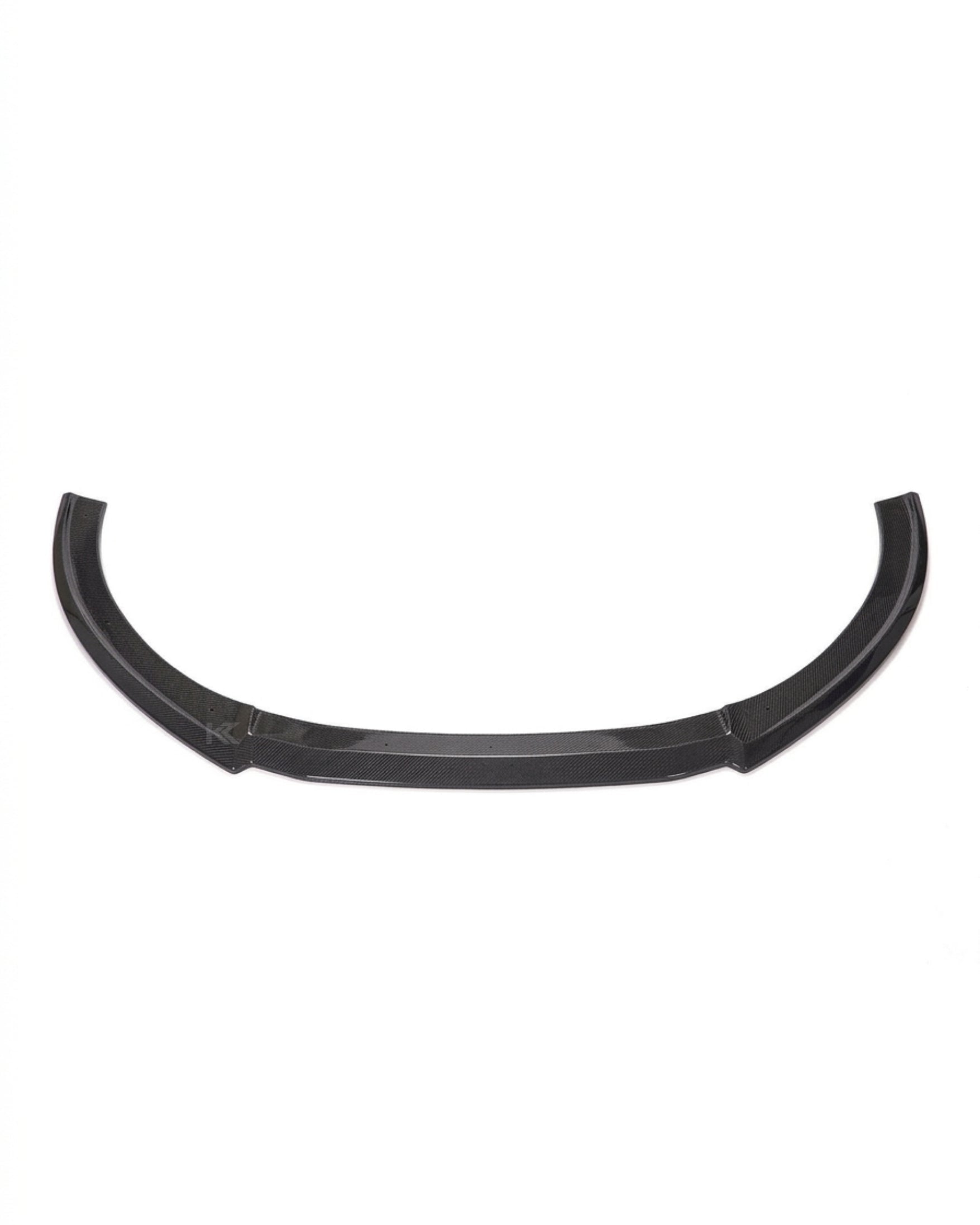 Audi RS6 C7 Carbon Fiber Front Center Lip – Gloss Black Splitter (2013–2016)