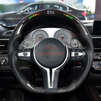 Real Carbon Fiber LED Steering Wheel for BMW M3 F30 F80 F82 F87 F32 F36 & F Series Models (Non-Heated)