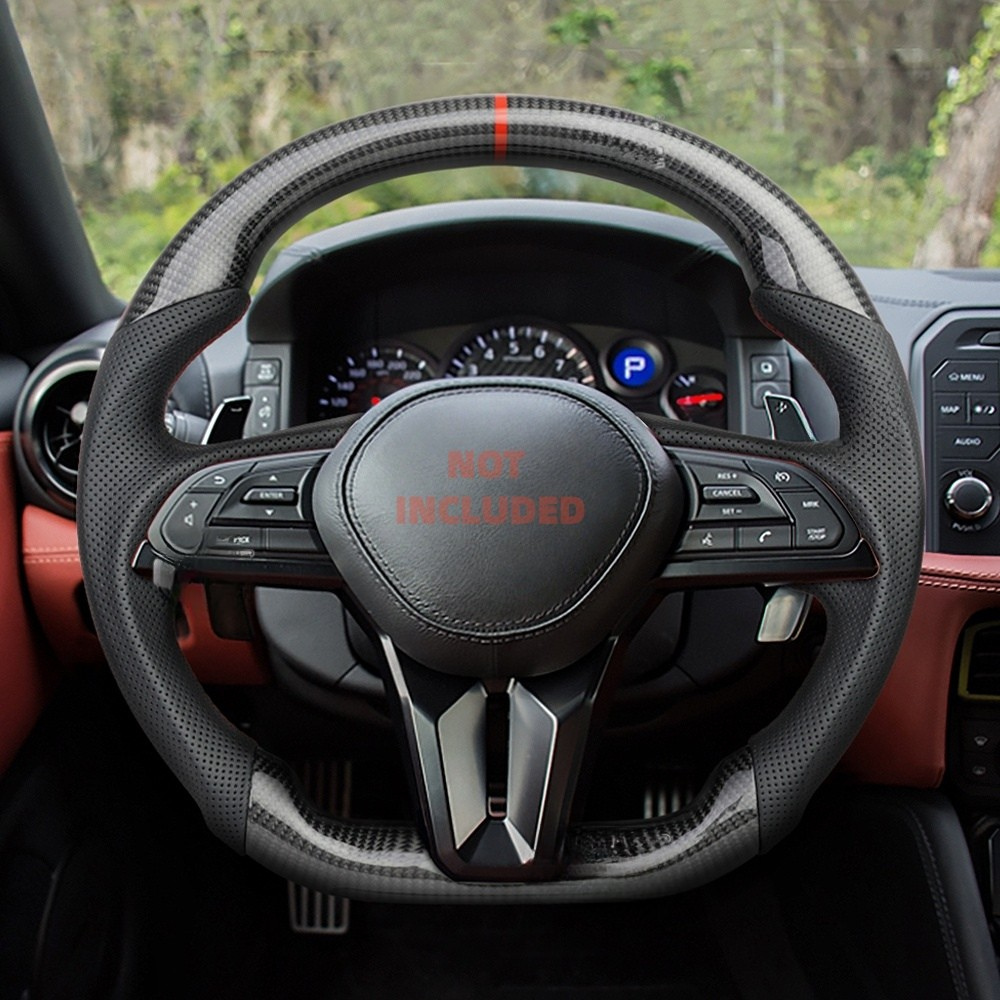 LED Carbon Fiber Steering Wheel for Nissan GT-R R35 2017-2024