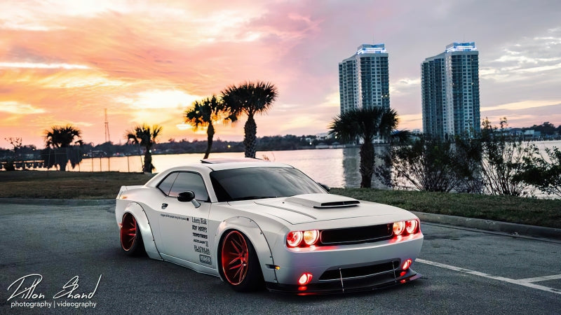 Oracle 08-14 Dodge Challenger LED Non Projector Headlight Halo Kit - Red