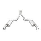 Stainless Works 2024 Mustang GT Catback Dual Tips Redline Sound X-Pipe Performance Connect Exhaust