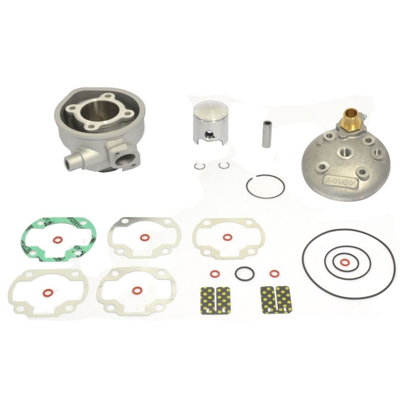 Athena 98-00 Aprilia 51 LC 50 47.6mm Bore 70cc 12mm Pin Domed Piston Big Bore Cylinder Kit w/Head