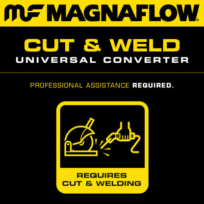 MagnaFlow Conv Univ 2.25inch w/ dual O2