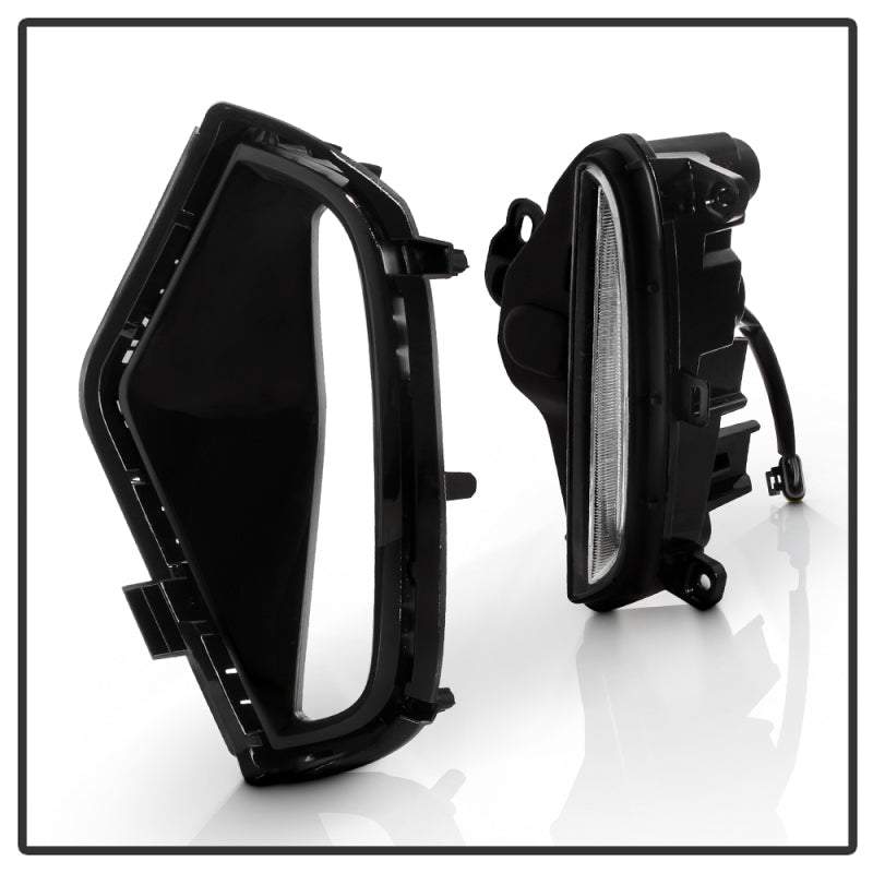 Spyder 19-21 Toyota RAV4 OEM Full LED Fog Light w/ Switch - Clear (FL-TRAV419-LED-C)