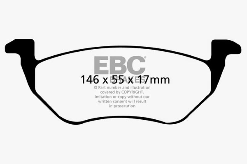 EBC 05-09 Ford Escape 2.3 Hybrid Ultimax2 Rear Brake Pads