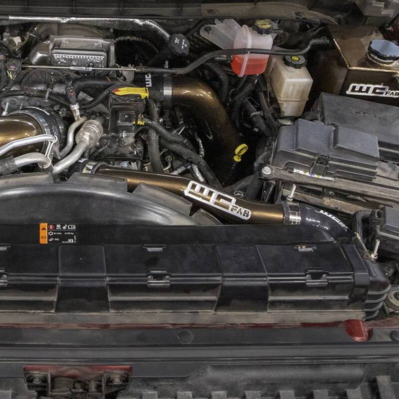 Wehrli 20-25 Chevrolet 6.6L L5P Duramax Upper Coolant Pipe - Chevy Orange