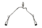 Corsa  25-26 Ram 2.5in Stainless Steel Sport Cat-back Dual Rear Exit 5.0in Polished Tip