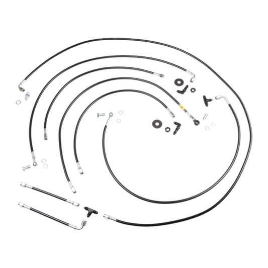 Chase Bays Toyota Chaser/Mark II/Cresta Pass Thru Single Rear Caliper OE MC Hydro Handbrake Line Kit