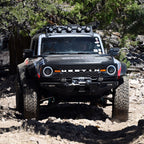 Superwinch 10000 LBS 12V DC 3/8in x 54ft Synthetic Rope Scorpion 10000SR Winch - Black Powdercoat