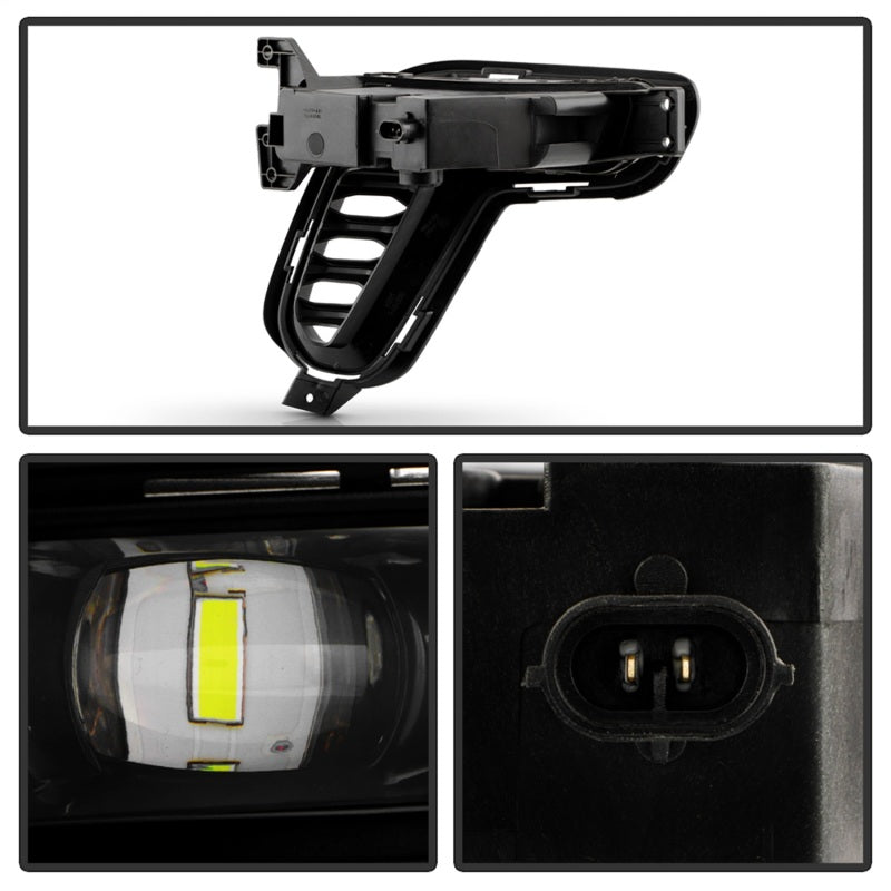 Spyder Dodge Durango 21-24 OEM Style LED Fog Lights w/Switch (FL-DDU2021-LED-C)