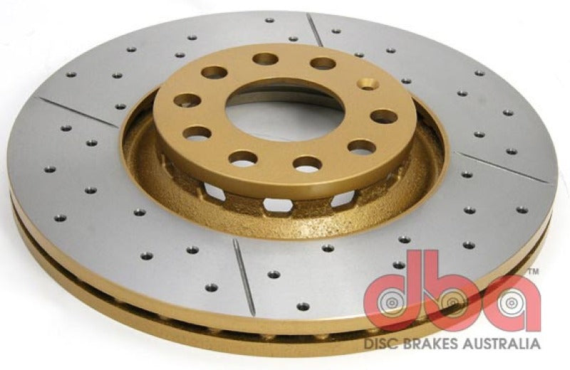 DBA 02-06 Audi A4 3.0L Front Street Drilled & Slotted Rotor