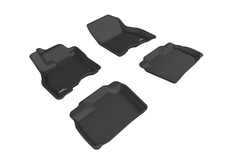3D MAXpider 13-19 Nissan Leaf Kagu Black Full Set