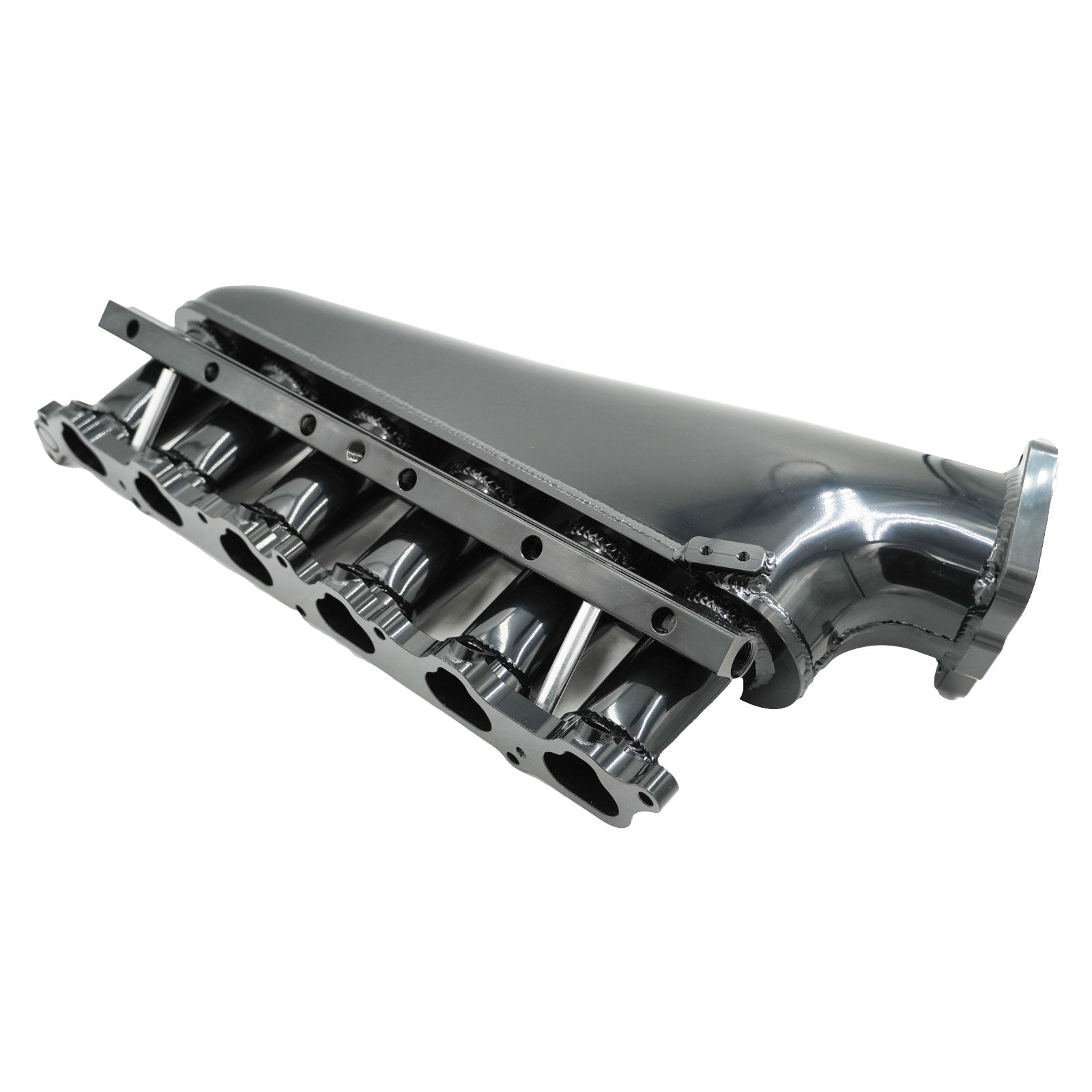 2JZ GTE Billet Intake Manifold Fuel Rail Throttle Body 90mm TB Supra 2J Swap 2JZ - Bull Boost Performance