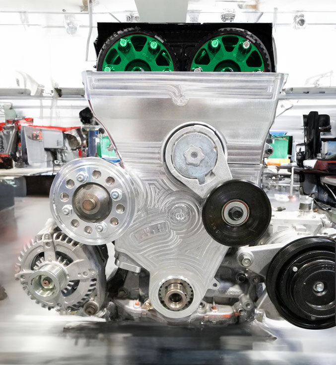 2JZ GE GTE VVTi Billet Timing Belt Cover for Toyota Lexus Supra GS IS SC 300 2J - Bull Boost Performance