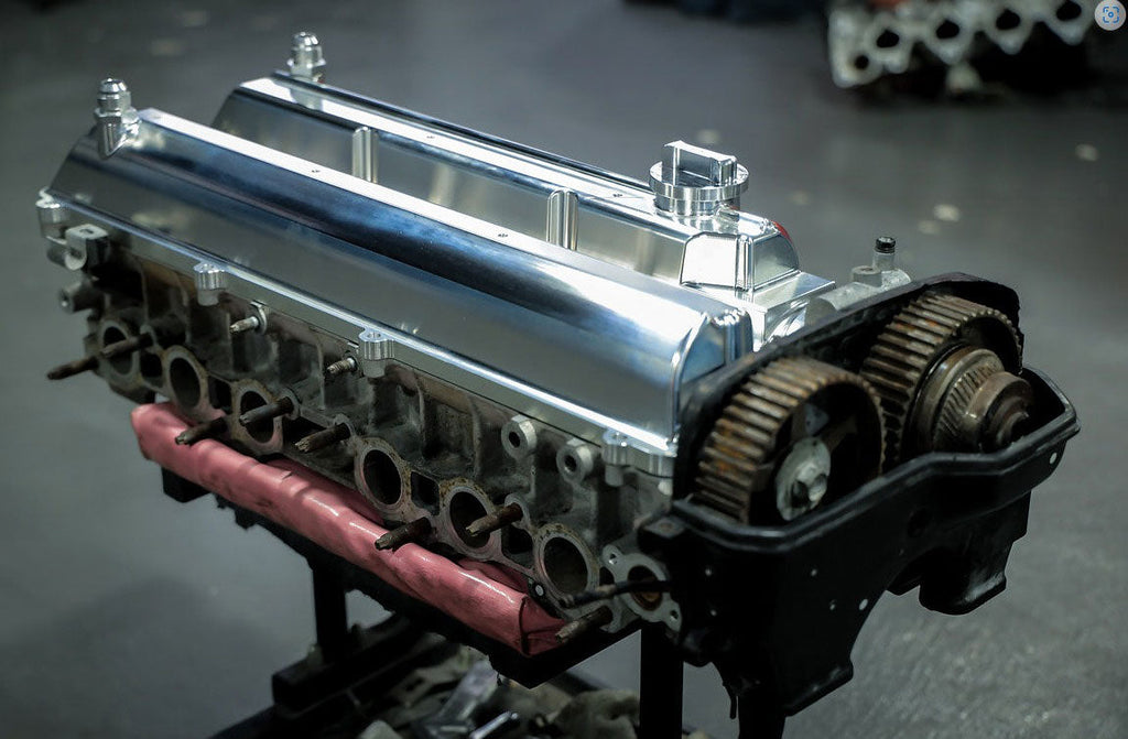 Toyota Supra 2JZ GE Non-VVTI Billet Valve Covers Anodized Oil Cap Bolts 2J AN10 - Bull Boost Performance