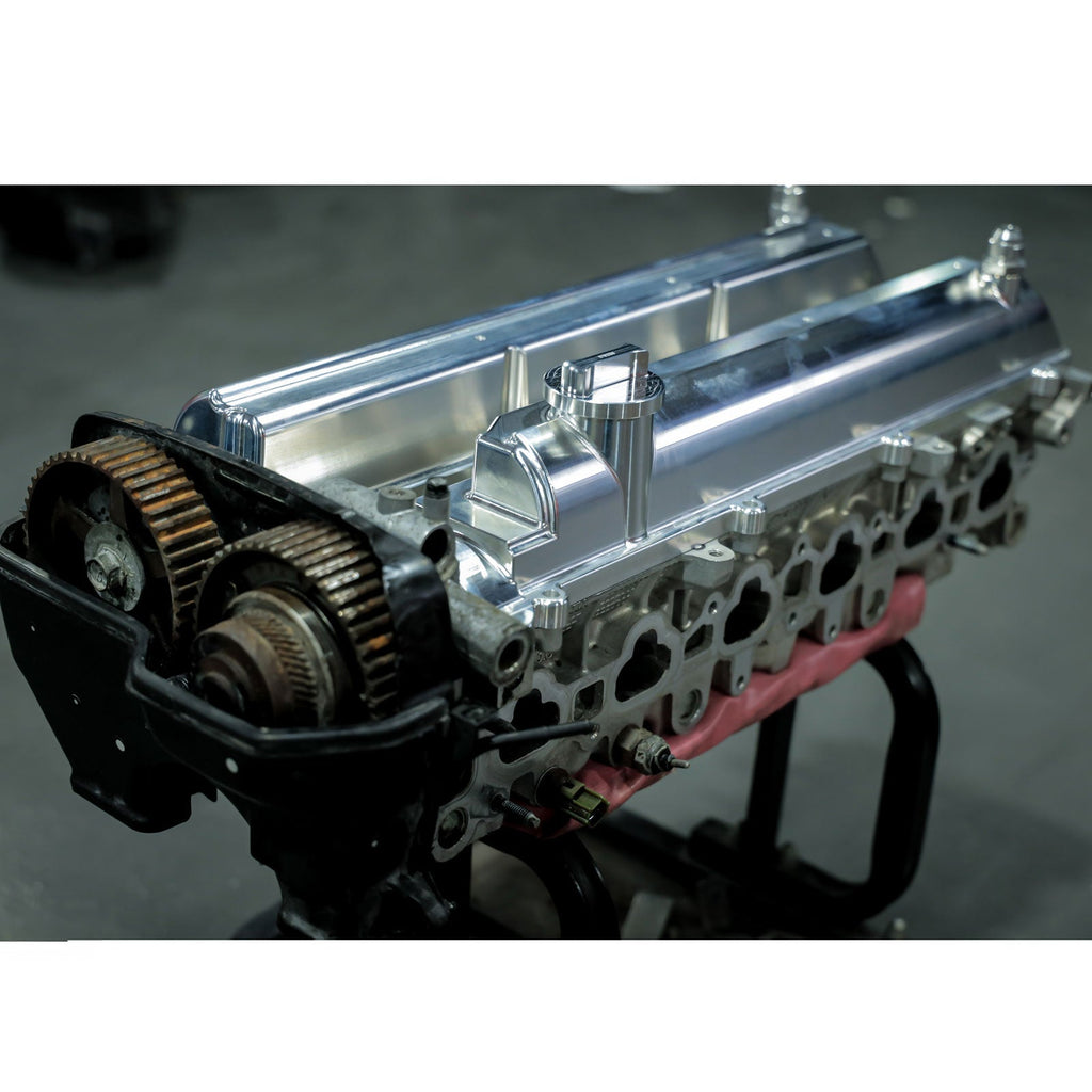 1JZ GTE Non VVTI Billet Valve Covers Bolts 1J Swap AN10 For Lexus Toyota - Bull Boost Performance
