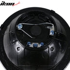 Universal 7In Round Chrome With RGB Halo Projector Headlights H4