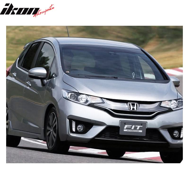 2015-2017 Honda Fit Clear Front Bumper LED DRL Fog Lights