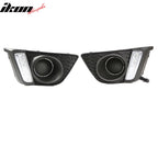 2015-2017 Honda Fit Clear Front Bumper LED DRL Fog Lights