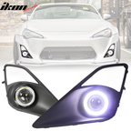 2013-2016Â Scion FR-S Projector Fog Lights w/ Angel Eyes & Bezels