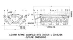 Modular Ultra Lo-Ram EFI Manifold LS1/2/6 - Ultra Lo-Ram Manifold Kit - LS1/2/6