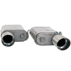 BBK Ford Mustang GT Varitune Complete Cat Back Exhaust Kit With Resonator Delete Pipe 15-17