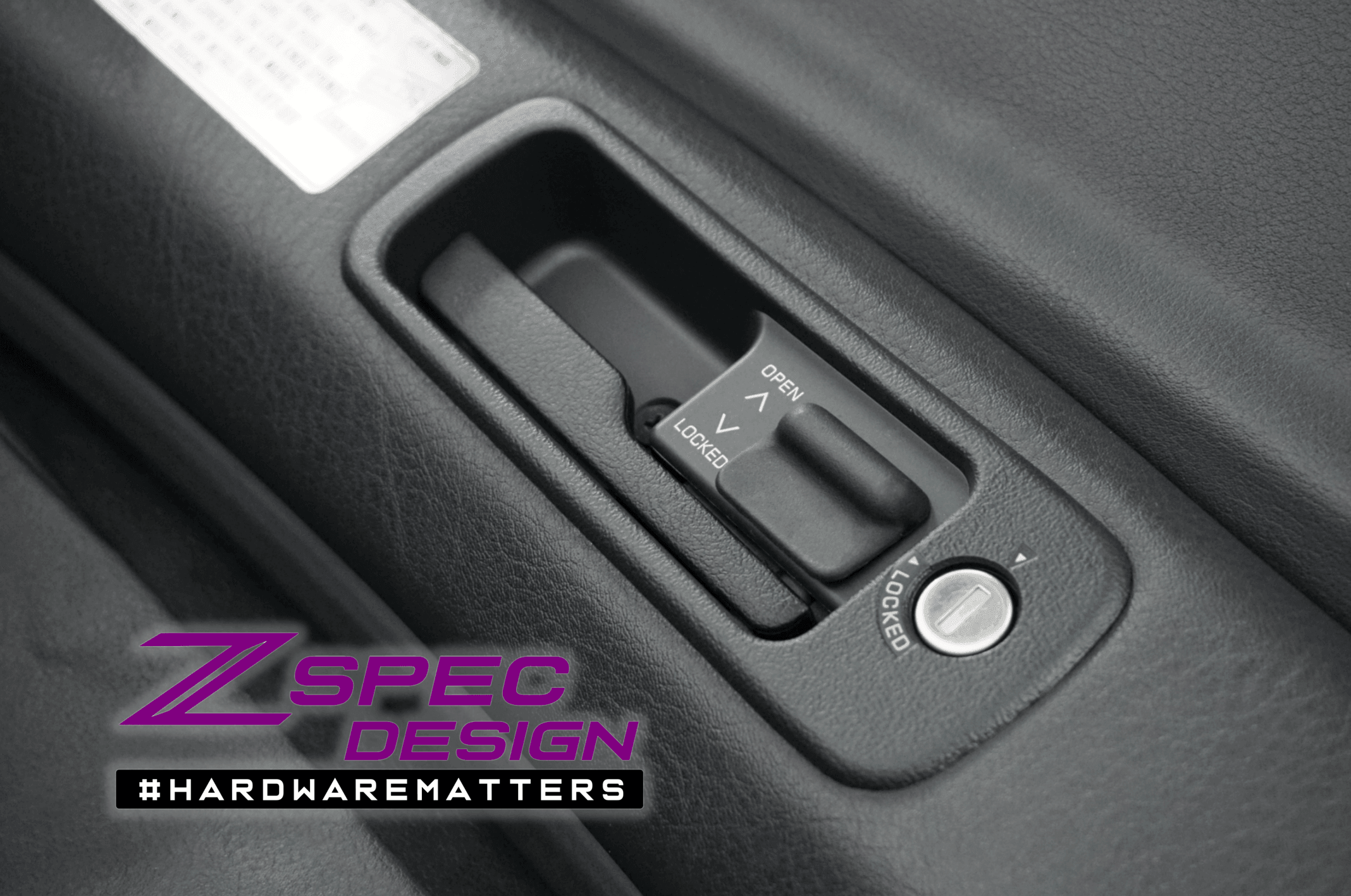 ZSPEC T-Top Handle Finisher Sets for '90-96 Nissan 300zx Z32 w/ LOCKING T-Tops