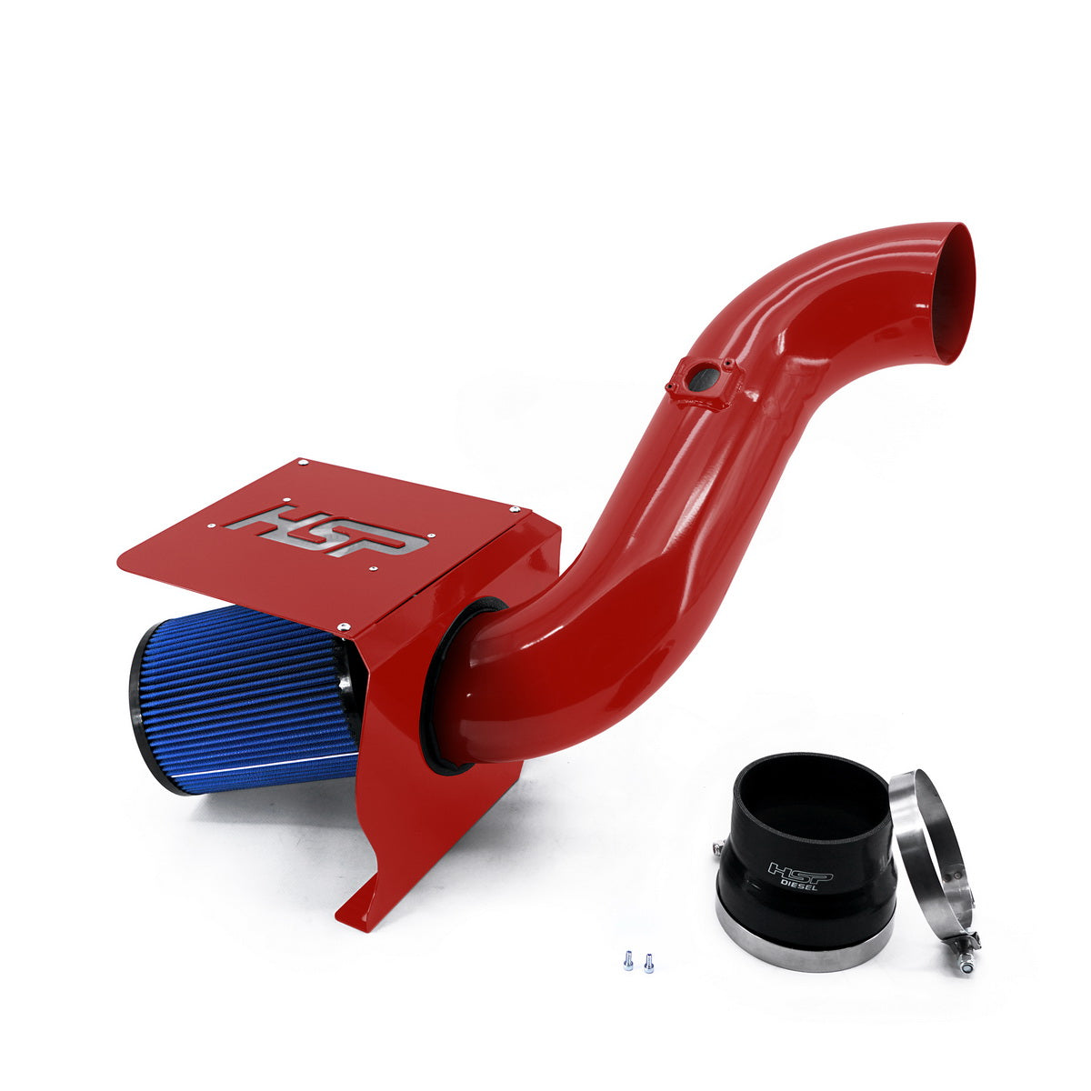 2006-2007 Chevrolet / GMC Cold Air Intake Flag Red