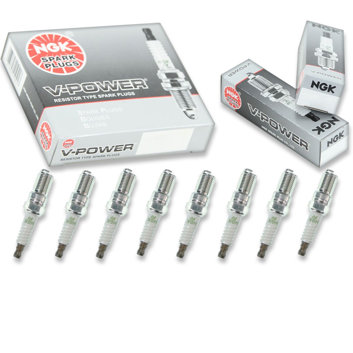Hinson Motorsports NGK BR7EF 3346 Spark Plugs, Pack of 10