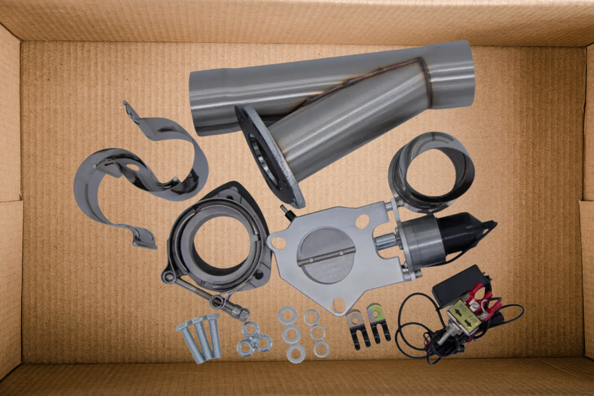 OPEN BOX 3.50" STAINLESS STEEL EXHAUST CUTOUT- SINGLE SLIP-FIT - Granatelli Motor Sports