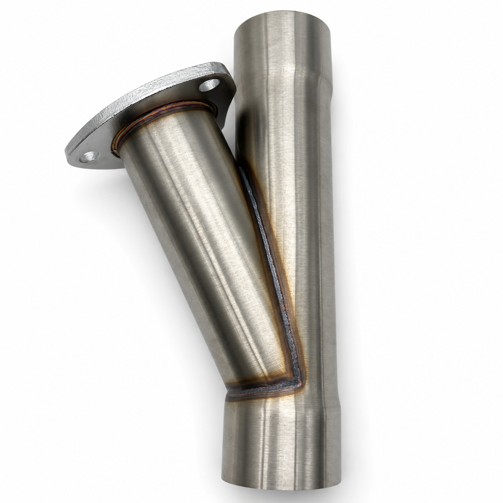 3.00" Y-Pipe ONLY - Stainless Steel-Slip Fit - 302530-Y - Granatelli Motor Sports