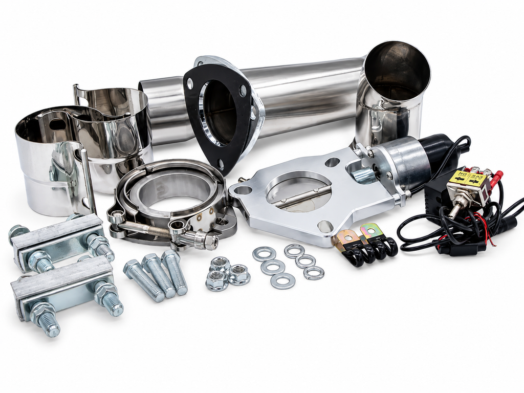 Granatelli Electronic Exhaust Cutout Kit 302525 - SS Slip-Fit : 2.50" inches - Granatelli Motor Sports