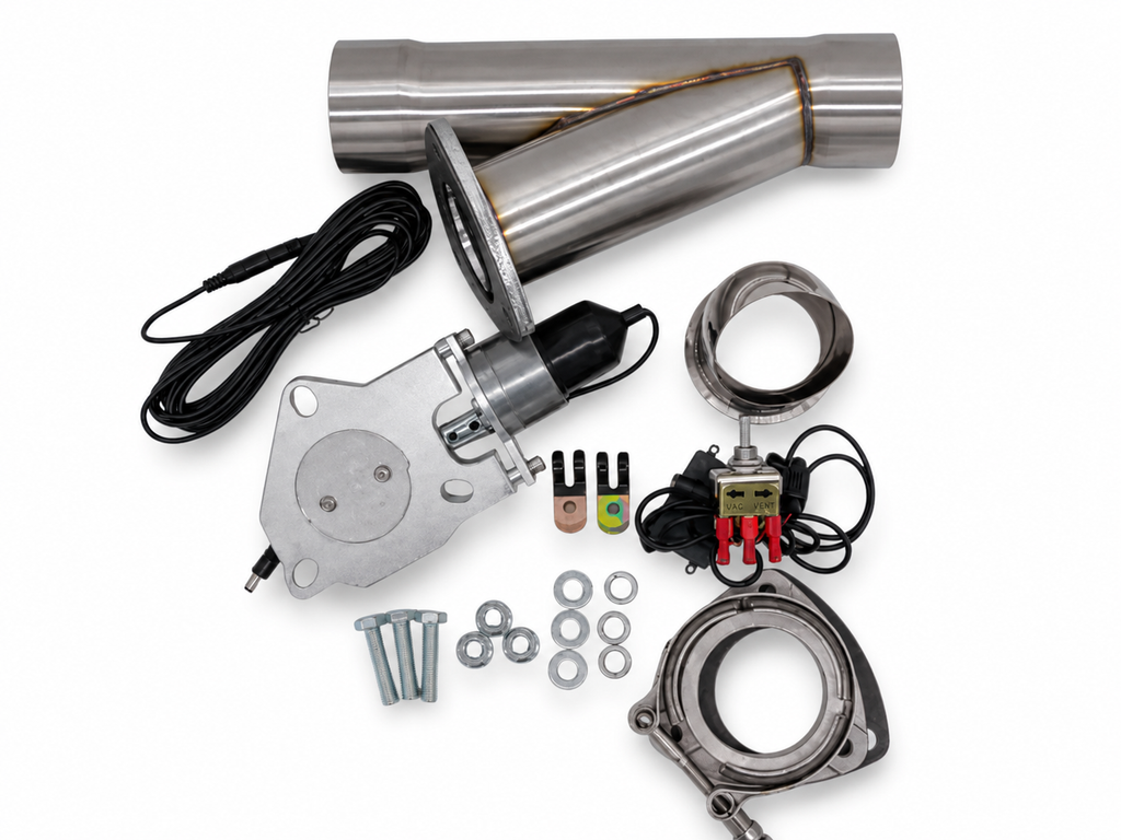 Granatelli Motor Sports Electronic Exhaust Cutout Kit 302530 - Stainless Steel Slip-Fit : 3.00" inches - Granatelli Motor Sports