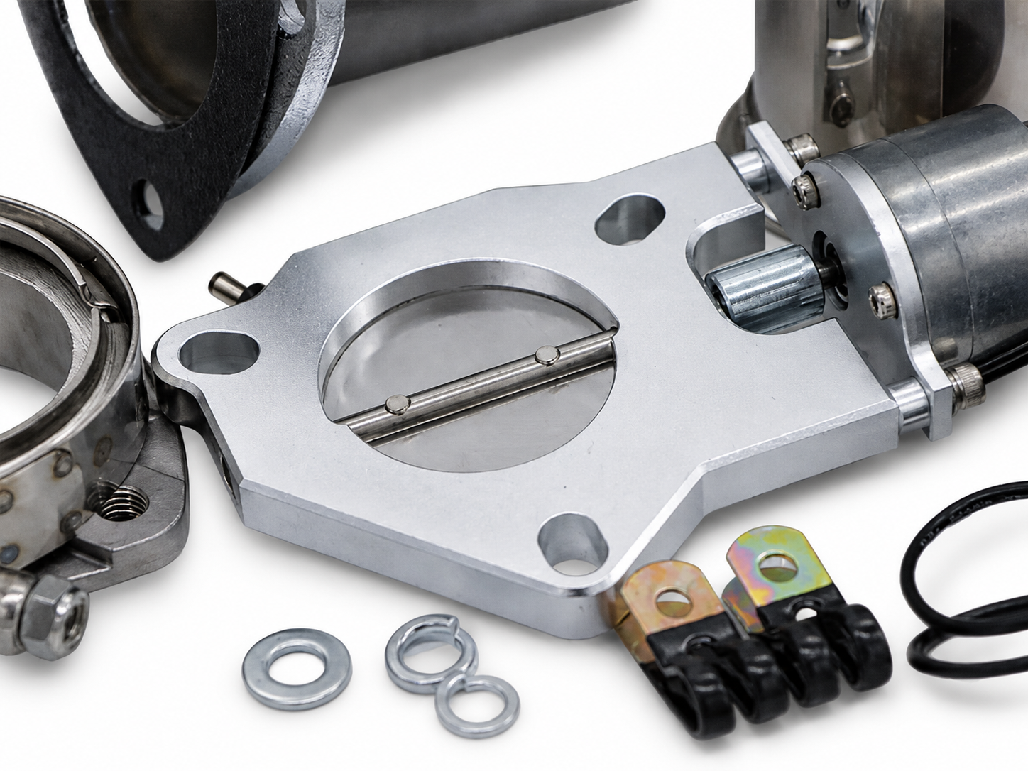 Granatelli Electronic Exhaust Cutout Kit 302525 - SS Slip-Fit : 2.50" inches - Granatelli Motor Sports