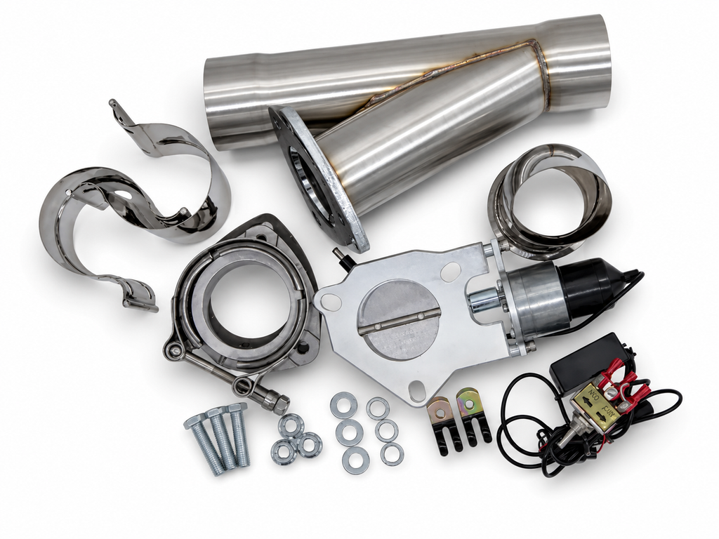 Granatelli Electronic Exhaust Cutout Kit 302525 - SS Slip-Fit : 2.50" inches - Granatelli Motor Sports