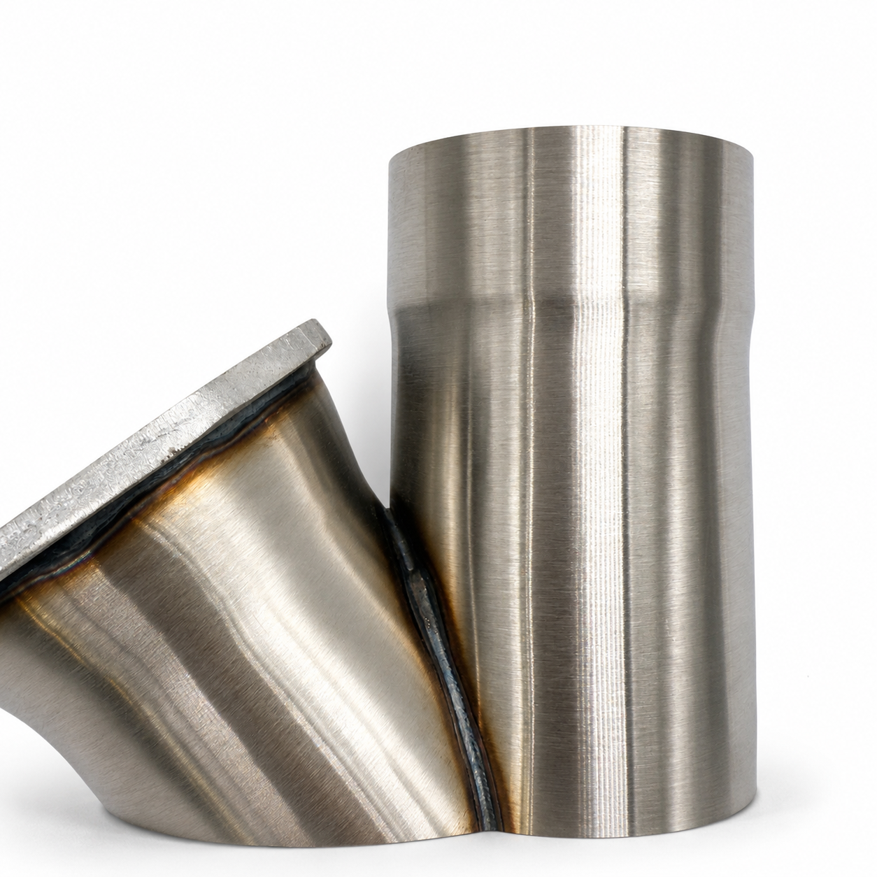 3.50" Y-Pipe ONLY - Stainless Steel-Slip Fit - 302535-Y - Granatelli Motor Sports