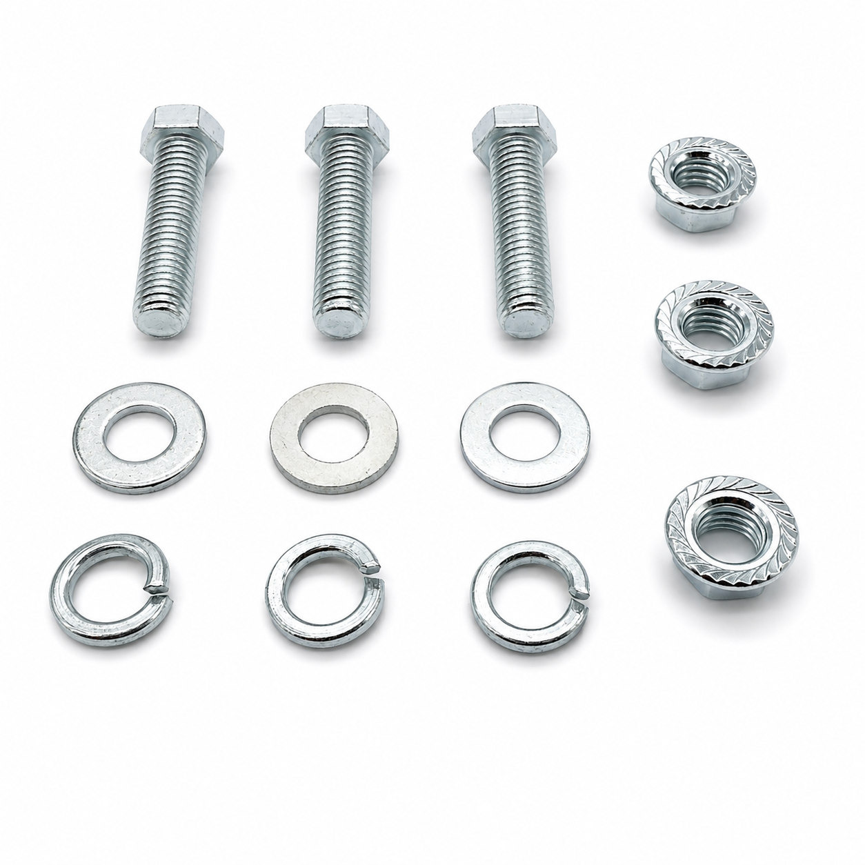 Hardware for Exhaust Cutouts - Bolts and washers - FITS ALL SIZE CUT OUTS - 303510B - Granatelli Motor Sports