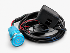 Motor Sports Billet Illuminated Exhaust Cutout Push Button- "BLUE" - 303512BL - Granatelli Motor Sports