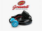 Motor Sports Billet Illuminated Exhaust Cutout Push Button- "BLUE" - 303512BL - Granatelli Motor Sports
