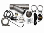 Motor Sports Electronic Exhaust Cutout Kit 303525 - Mild Steel Slip-Fit - 2.50" - Granatelli Motor Sports
