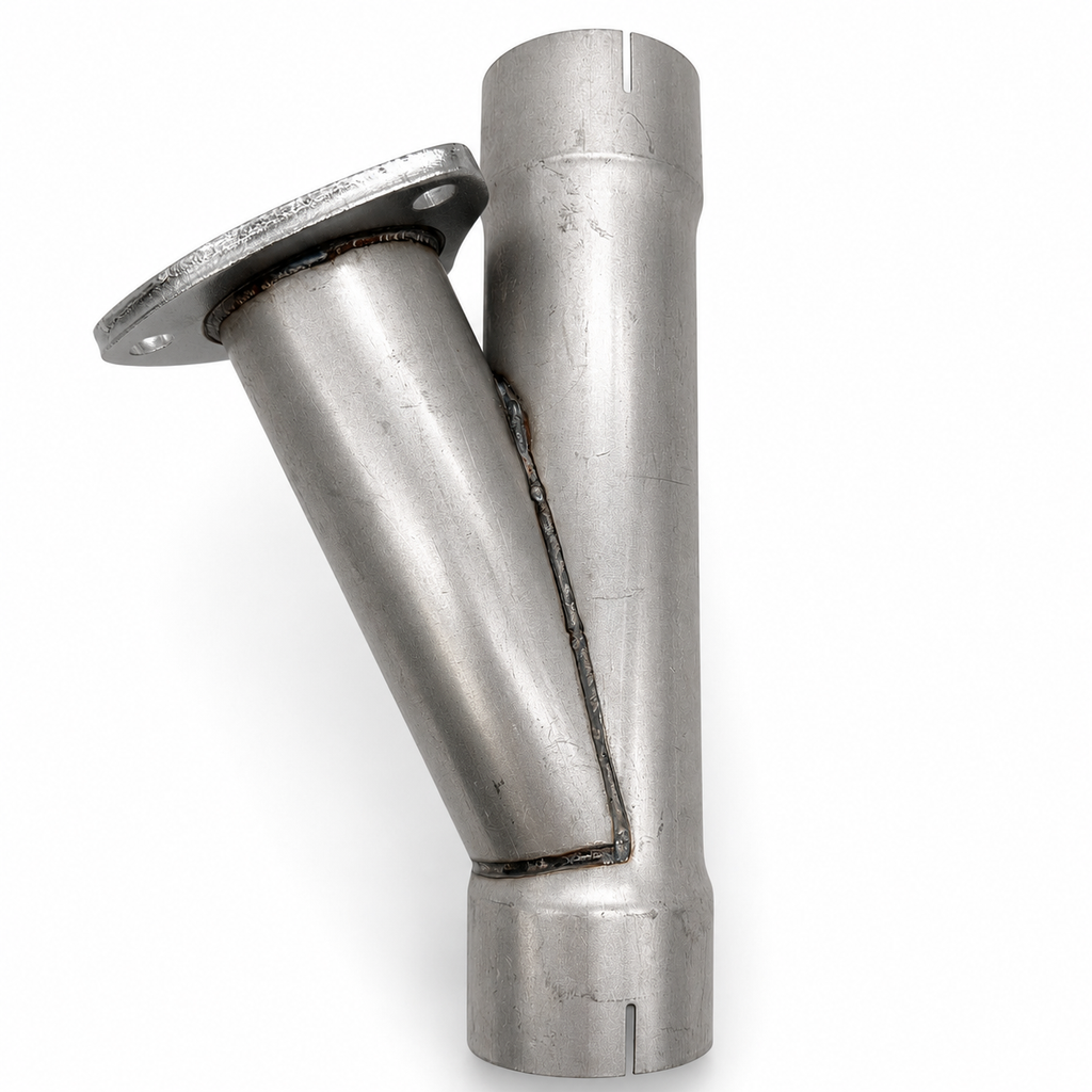 3.00" Y-Pipe ONLY - Mild Steel-Slip Fit - 303530-Y - Granatelli Motor Sports