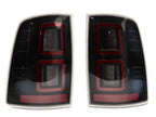 Raxiom 09-18 Dodge RAM 1500 LED Tail Lights- Black Housing- Clear Lens