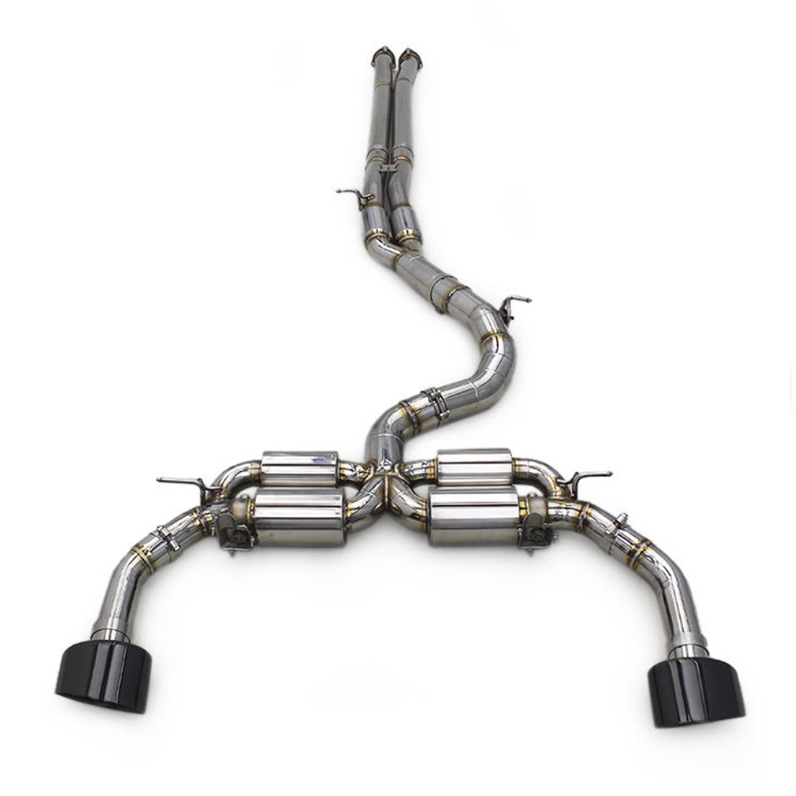 Stainless Valved Catback Exhaust System for Audi RS3 TTRS 2.5T - Bull Boost Performance