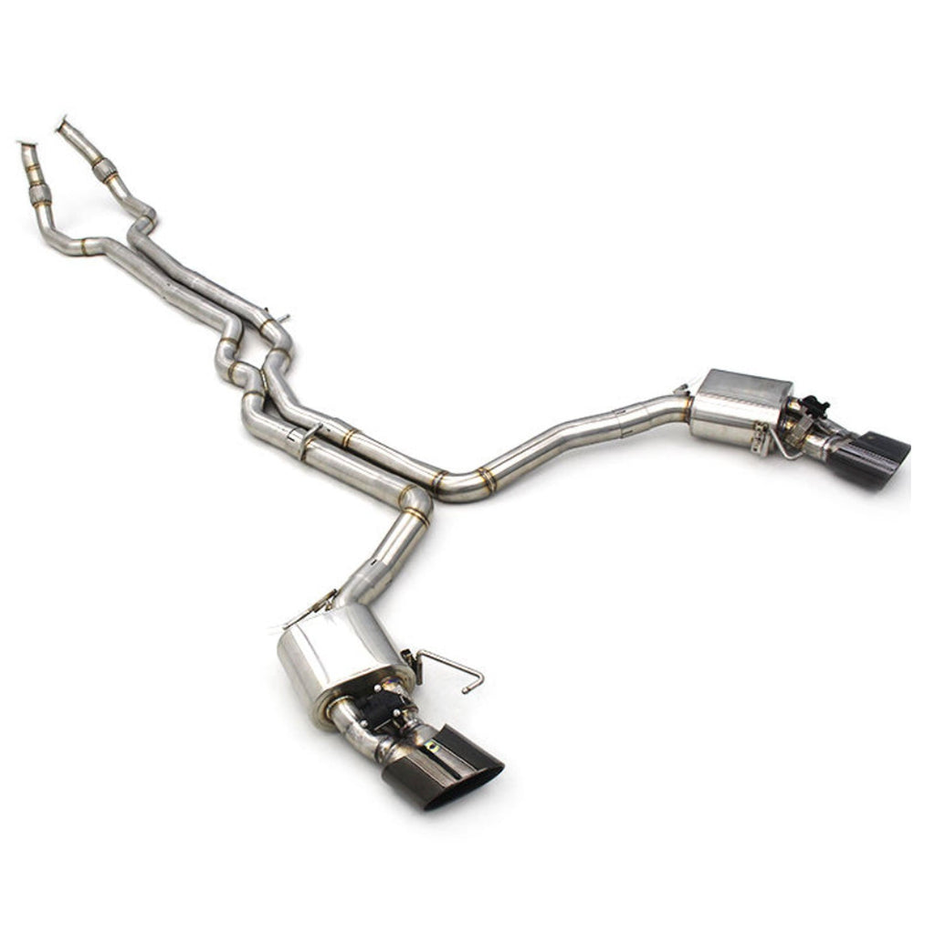 Valved Catback Exhaust System for Audi RS6 RS7 - Bull Boost Performance