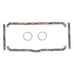 Fel-Pro OS 4250 C Engine Oil Pan Gasket Set Blue Stripe cork-rubber
