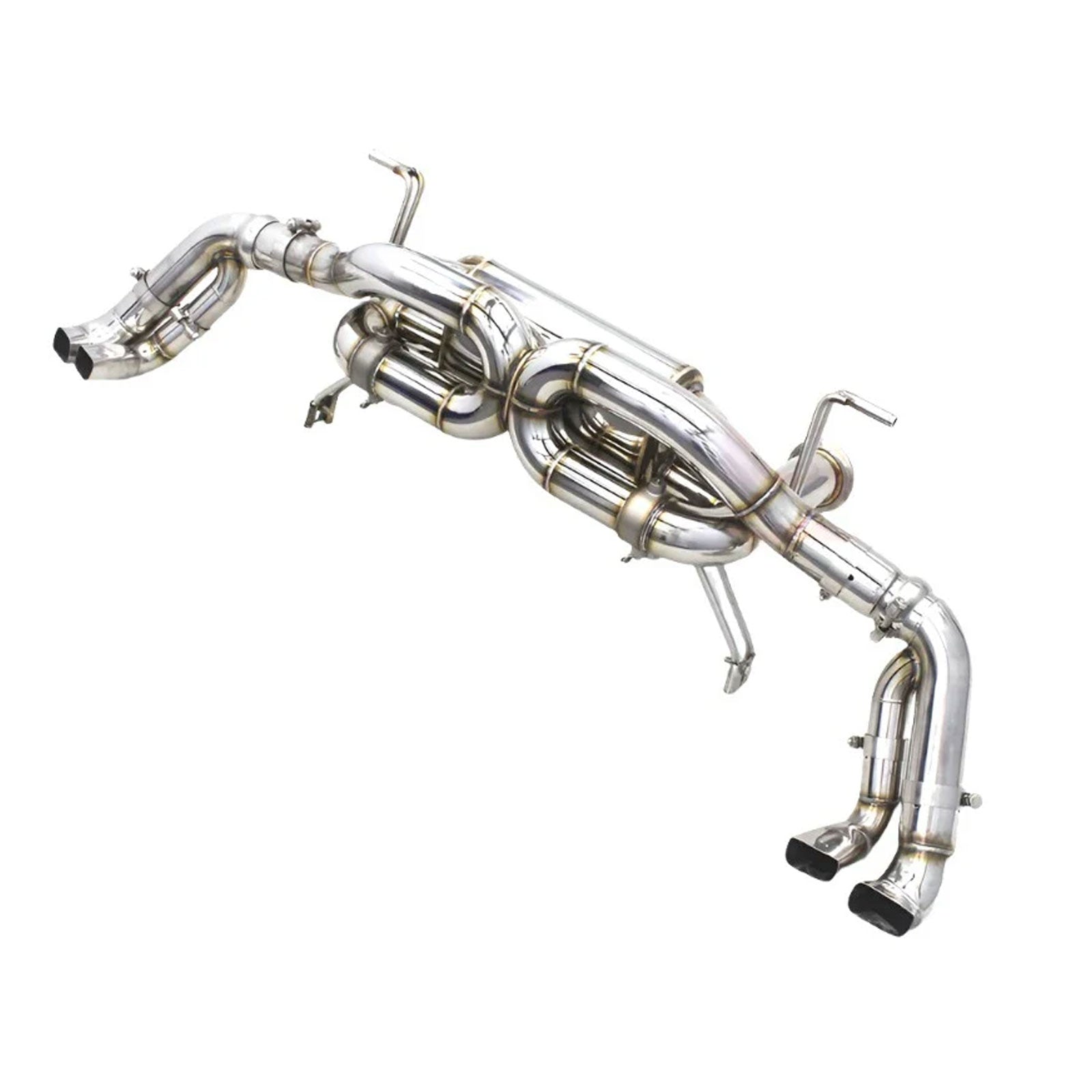 Stainless True F1 Valved Exhaust System for Audi R8 V8 V10 4.2 5.2 2017–23 Type 4S - Bull Boost Performance