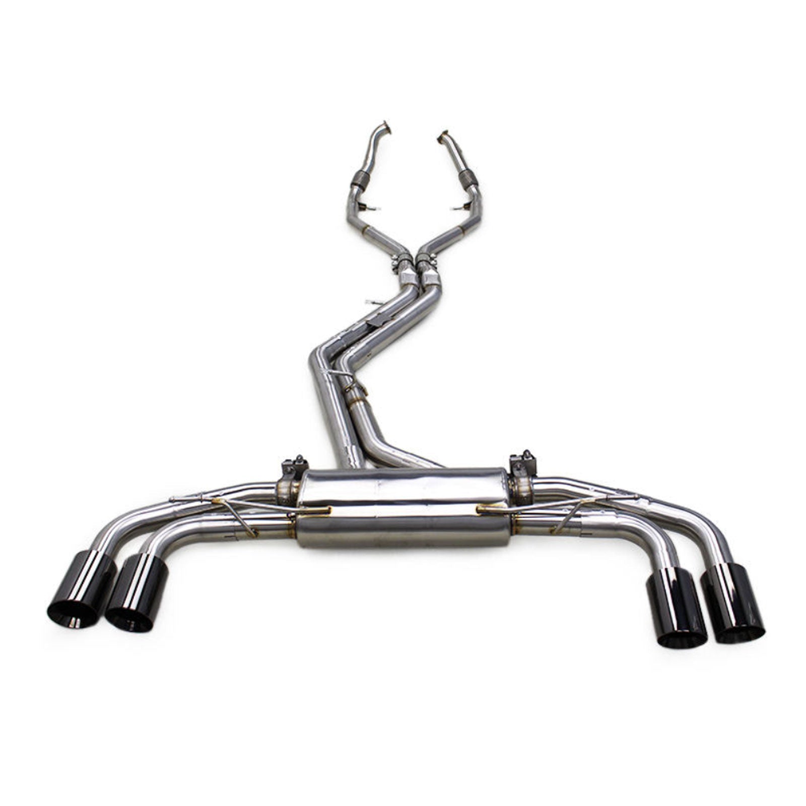 Stainless Steel Valved Catback Exhaust System for Audi SQ5 8R FY 3.0T - Bull Boost Performance