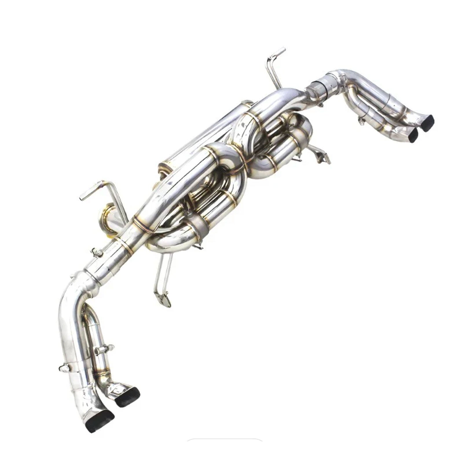 Stainless True F1 Valved Exhaust System for Audi R8 V8 V10 4.2 5.2 2017–23 Type 4S - Bull Boost Performance